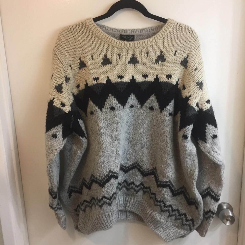 NWOT ❄️ TOPSHOP Fair Isle Sweater